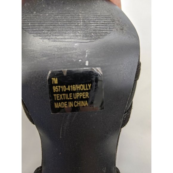 Penny Loves Kenny Women's Heels Shoes Size 7 Pumps Point-Toe T-Strap Black - Picture 9 of 11